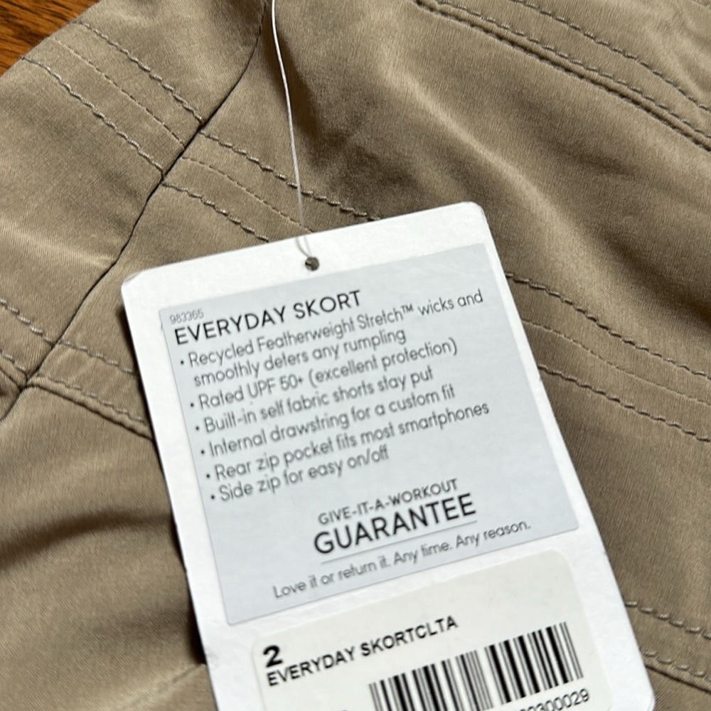 NWT Athleta Everyday Skort 2 - Picture 2 of 4